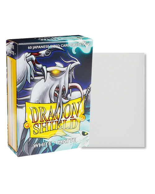 Dragon Shield Japanese Sleeves: White Matte 60ct