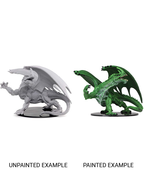 Pathfinder Deep Cuts Unpainted Miniatures: Gargantuan Green Dragon