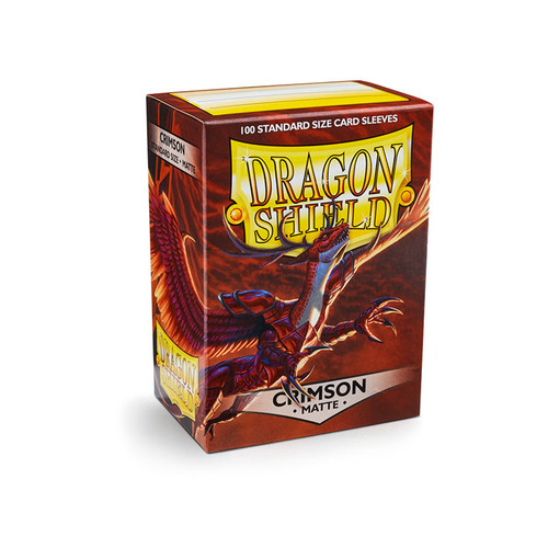 Dragon Shield Matte Sleeves: Crimson 100ct