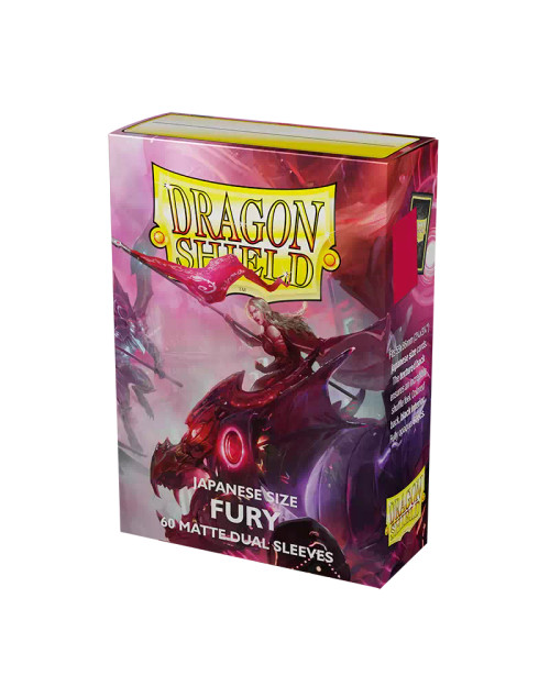 Dragon Shield Japanese Sleeves: Fury Dual Matte 60ct