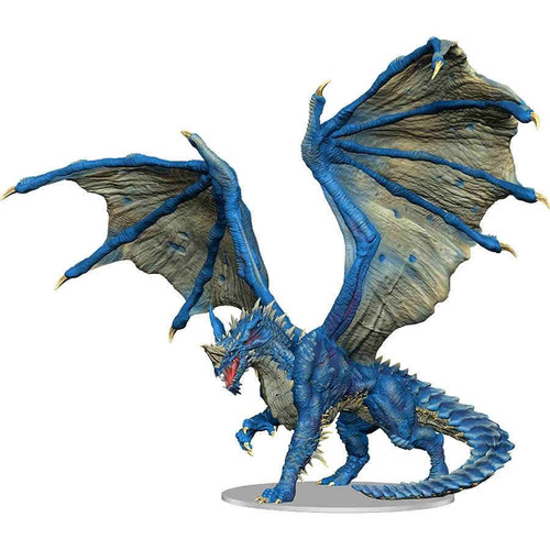 D&D Fantasy Miniatures: Icons Of The Realms: Adult Blue Dragon Premium Figure