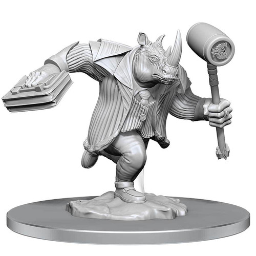 Magic: the Gathering Unpainted Miniatures: W6 Freelance Muscle and Rhox Pummeler