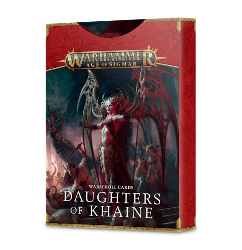 Age of Sigmar Warscroll Cards: Daughters of Khaine (2022)