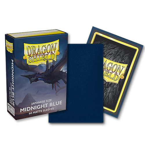 Dragon Shield Japanese Sleeves: Midnight Blue Matte 60ct