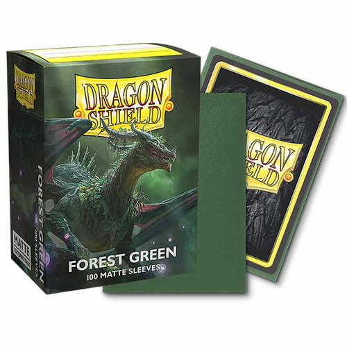 Dragon Shield Matte Sleeves: Forest Green 100ct
