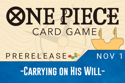 Carrying on His Will Prerelease Entry | One Piece - November 1st Carrying on His Will Prerelease Entry | One Piece - November 1st