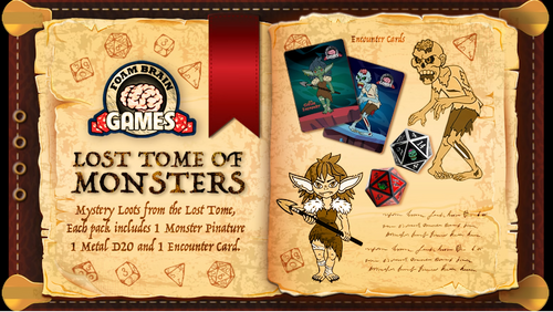 Foam Brain Games: Lost Tome of Monsters Pinatures