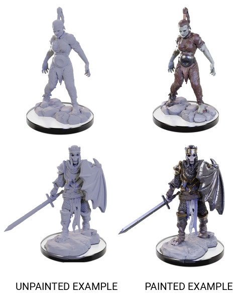 Pathfinder Deep Cuts Unpainted Miniatures W22: Plague Zombie & Skeletal Champion