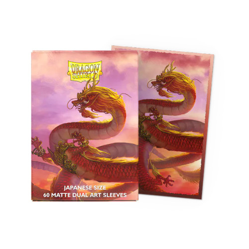 Dragon Shield Japanese Sleeves: Brushed Art Dual Matte Chinese New Year 2024 - Year Of The Wood Dragon
