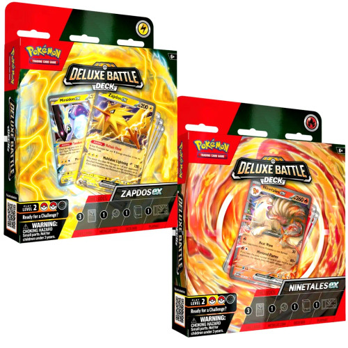 Pokemon TCG: Ninetales ex & Zapdos ex Deluxe Battle Decks