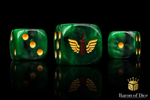Baron of Dice: Angels of Death Dice 25ct (Round Corner)
