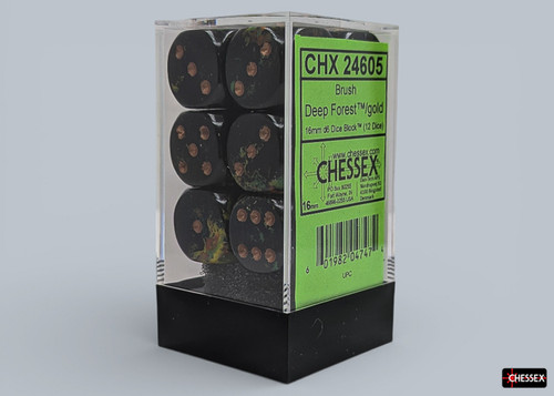 CHX 24605 Brush Deep Forest/Gold 16mm D6 (12)