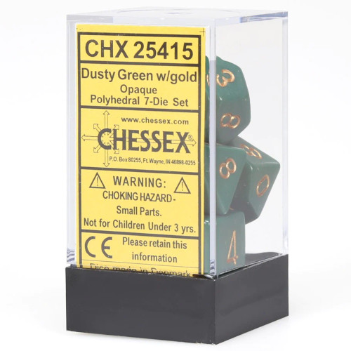 CHX 25415: Opaque Dusty Green/Copper 7-Die Set