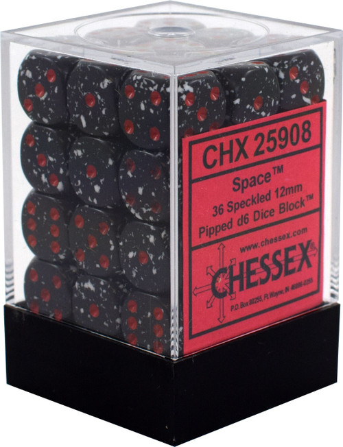 CHX 25908 Space Speckled 12mm D6 (36)