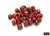CHX 27943 Dice Menagerie 11 - Festive Symphony/White 12mm D6 (36)