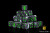 Baron of Dice: Day of the Dead Dice - Green Coffin 25ct (Round Corner) Baron of Dice: Day of the Dead Dice - Green Coffin 25ct (Round Corner)