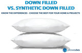 Down Pillow Inserts vs. Synthetic Down Pillow Inserts