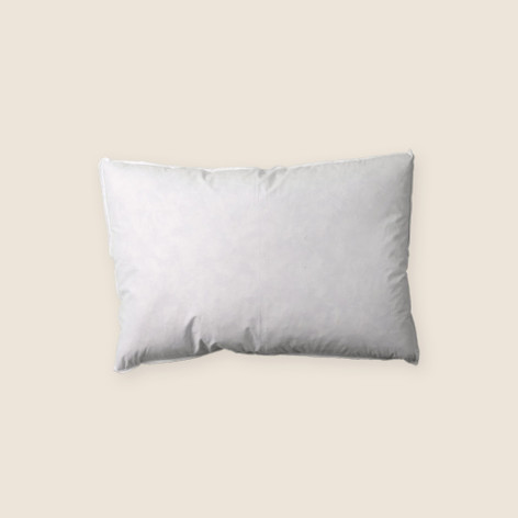 9" x 22" 25/75 Down Feather Pillow Form