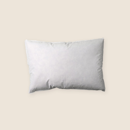 6" x 12" 10/90 Down Feather Pillow Form