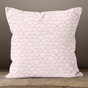 Light Pink with Scallops Throw Pillow