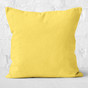 Medium Yellow Throw Pillow