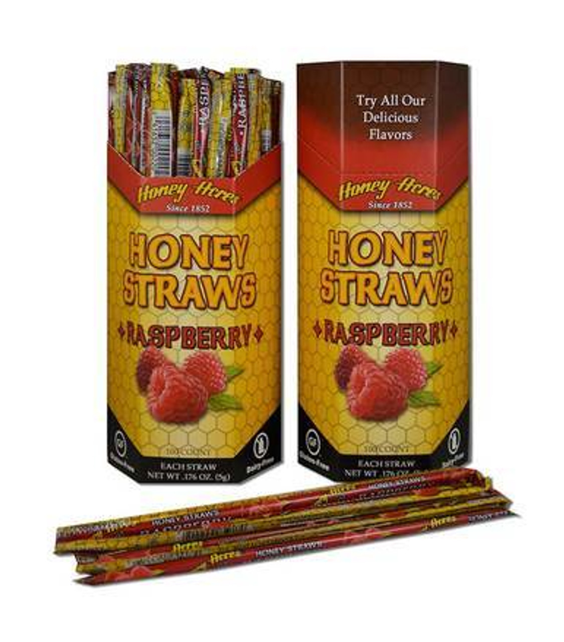 Strawberry Honey Straws