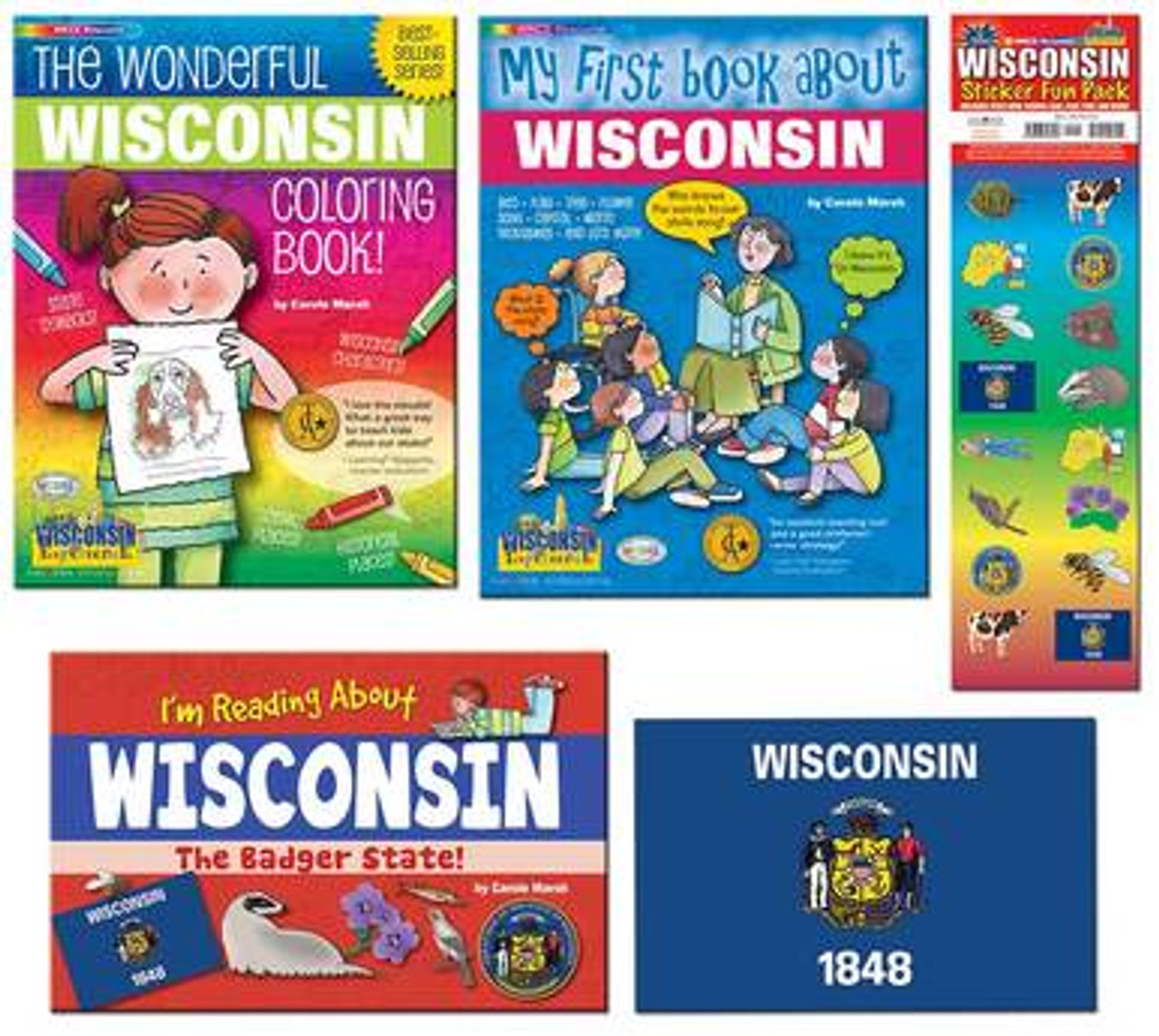 Wisconsin Fun Facts for Kids Book Set - WisconsinMade Artisan Collective