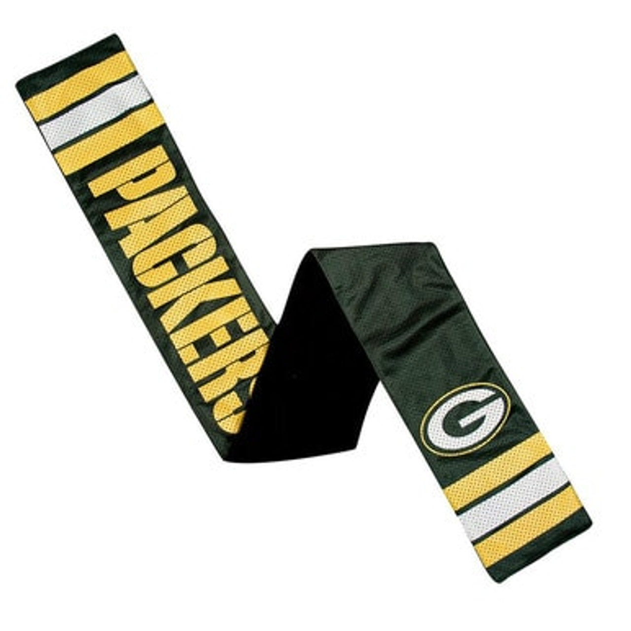 Generations Clothing Women's Green Bay Packers Jersey Scarf | Wisconsin Made Green/Yellow