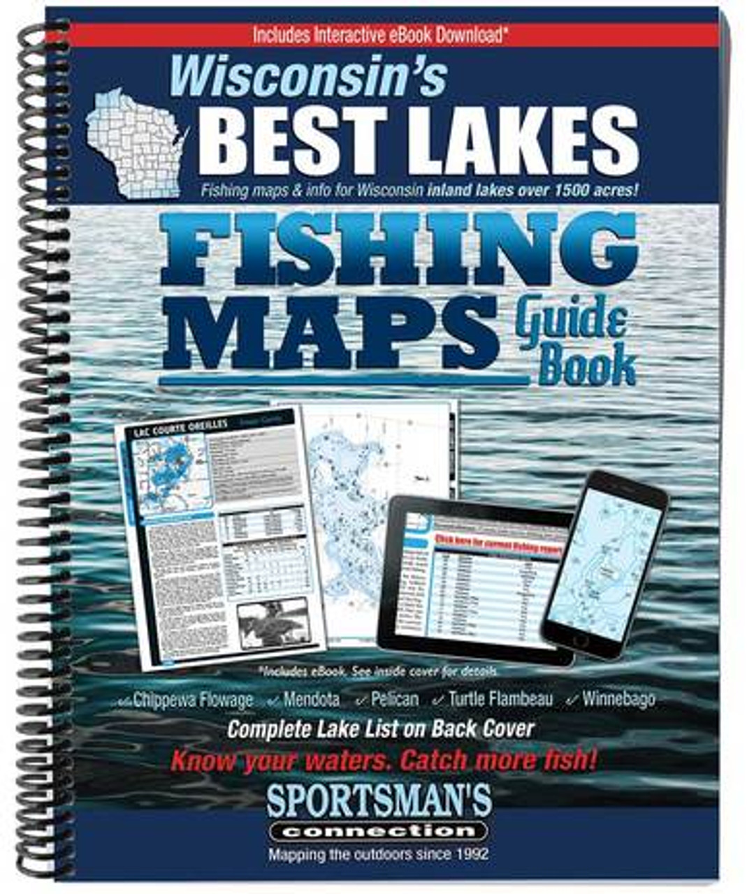 Wisconsin's Best Lakes Fishing Maps Guide Book