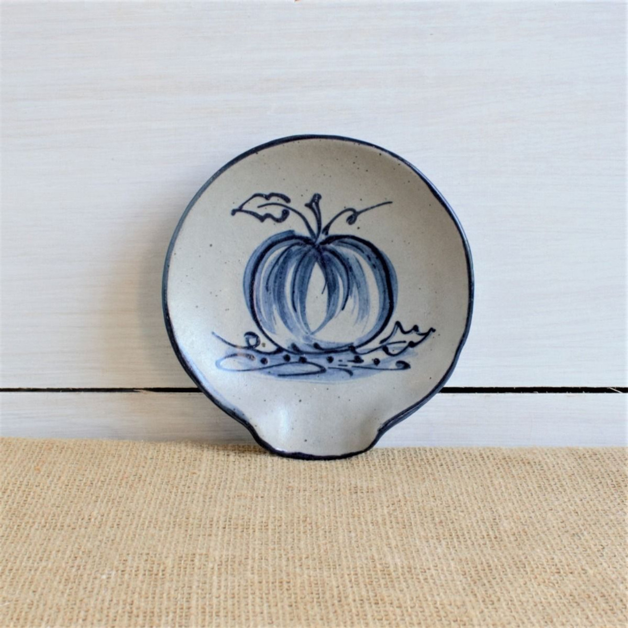 Spoon Rest - Compass Rose - Great Bay Pottery