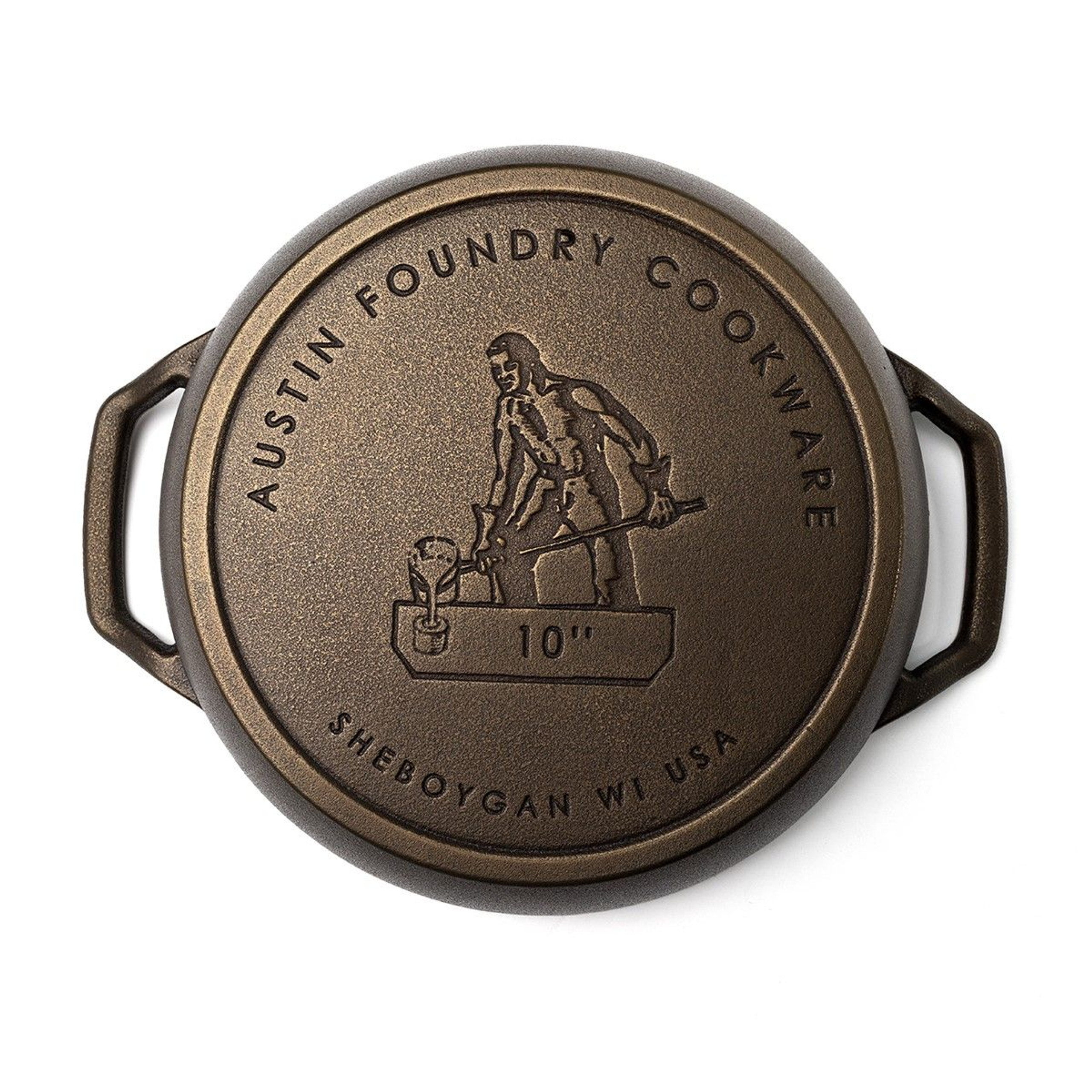 Dual Handle Cast Iron Skillet 10 inch (7768)