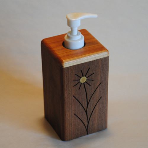 wood soap dispenser