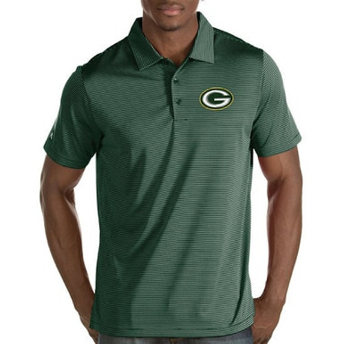 Green Bay Packers Striped Polo - Mens