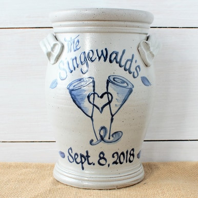 Rowe Pottery Personalized Wine Cooler
