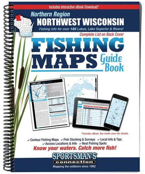 Northwest Wisconsin Northern Region Fishing Maps G