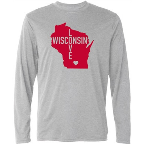 Wisconsin Love Long Sleeve T-Shirt - Adult