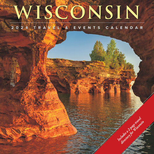 2024 Wisconsin Travel & Events Calendar-Front