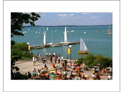 Union Terrace and Summer Boats Poster
