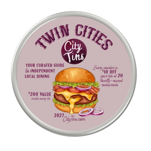 CityTins Twin Cities 2027 Edition Restaurant Gift Card