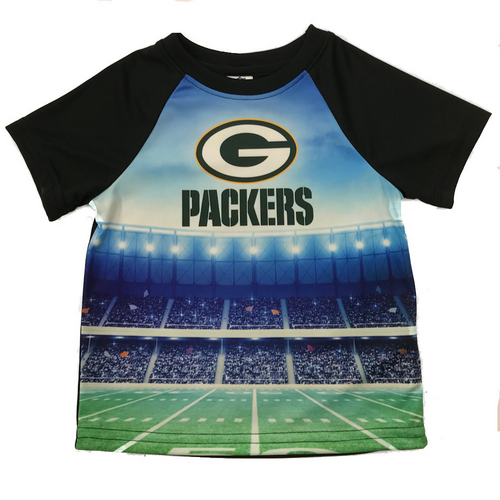 7645 Green Bay Packers Infant Synthetic Stadium T Shirt