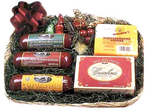 Sausage and Cheese Gift Basket