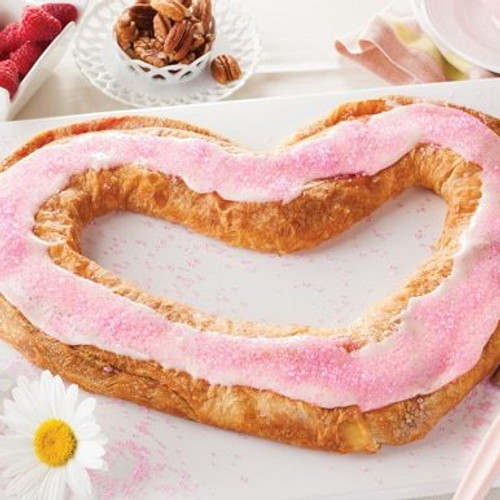 O&H Mother's Day Raspberry Heart Kringle