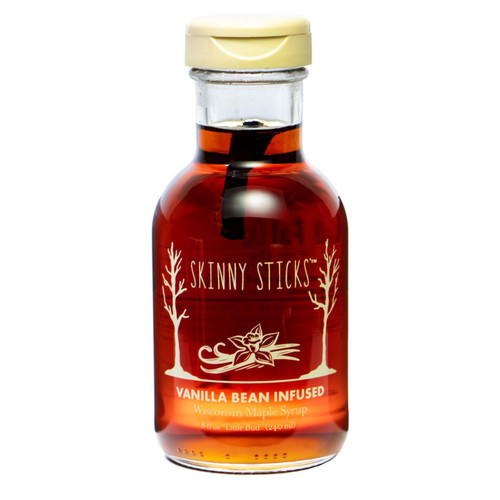 Skinny Sticks' Vanilla Bean Infused Wisconsin Maple Syrup