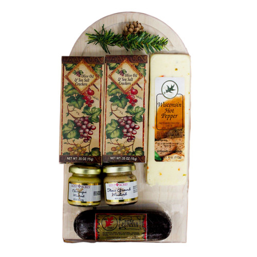 Arch Board Cheese Gift by Northwoods Cheese
