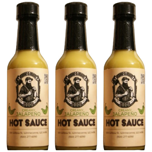 Sweet & Sassy 5 oz Joe's Creamy Jalapeno Hot Sauce 3-Pack