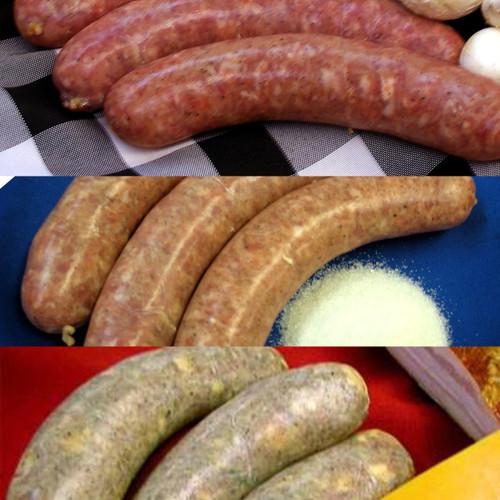 Glenn's Choose Your Own Bratwurst 15 lbs. (60 ct.) Grill Set