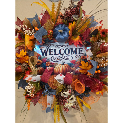Fall Welcome Wreath