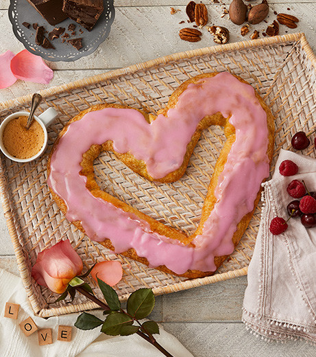 Racine Danish Kringles Mother's Day Gift Box - Heart Shaped Kringle