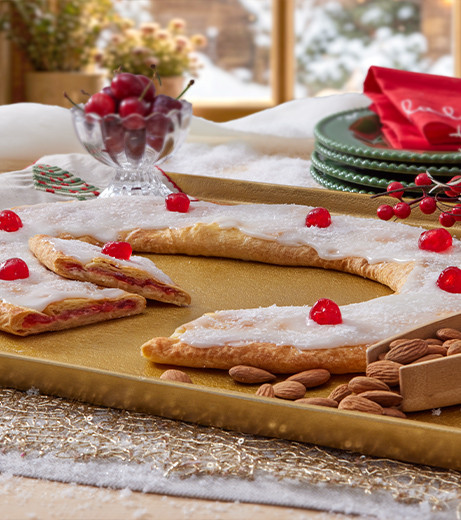 Racine Danish Kringles Cherry Almond Kringle