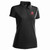 Wisconsin Badgers Black Pique Polo - Ladies